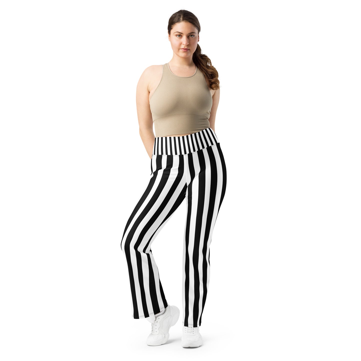 Comfy Women Flared Leggings - Perfect for Yoga & Casual Wear