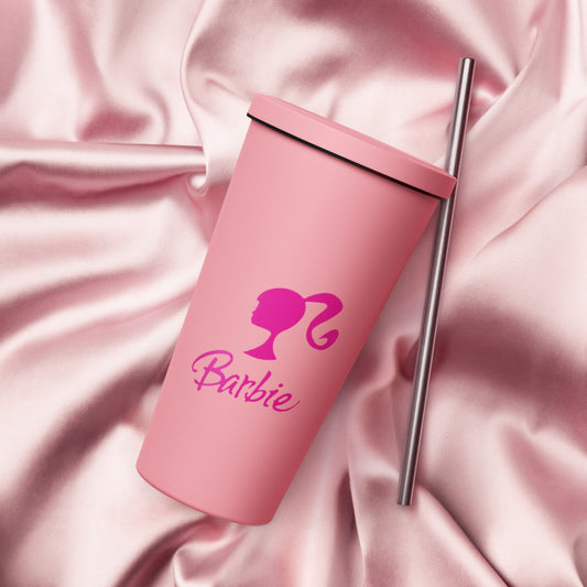 Barbie Insulated Tumbler with Straw – Fun & Functional Drinkware