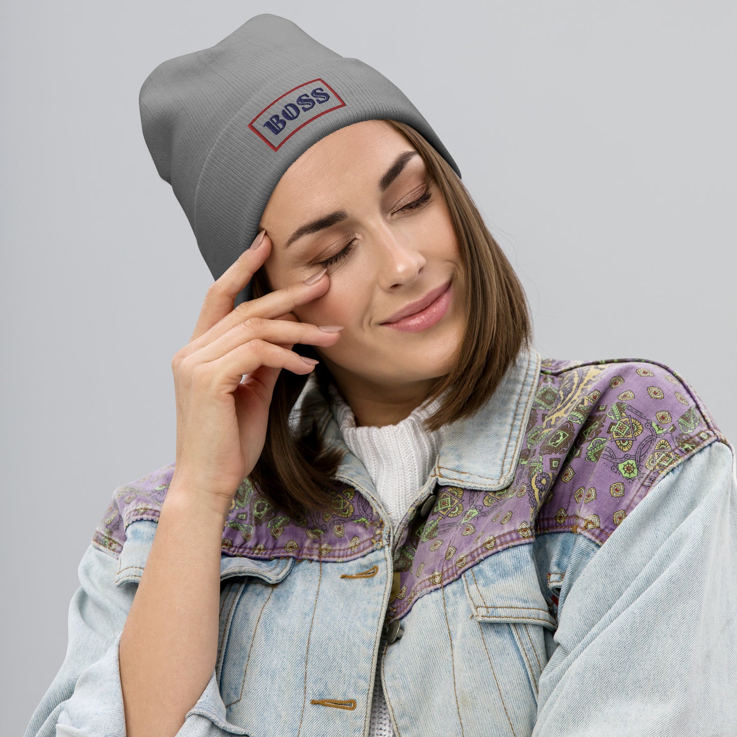 Embroidered Knit Beanie - Fashion & Comfort