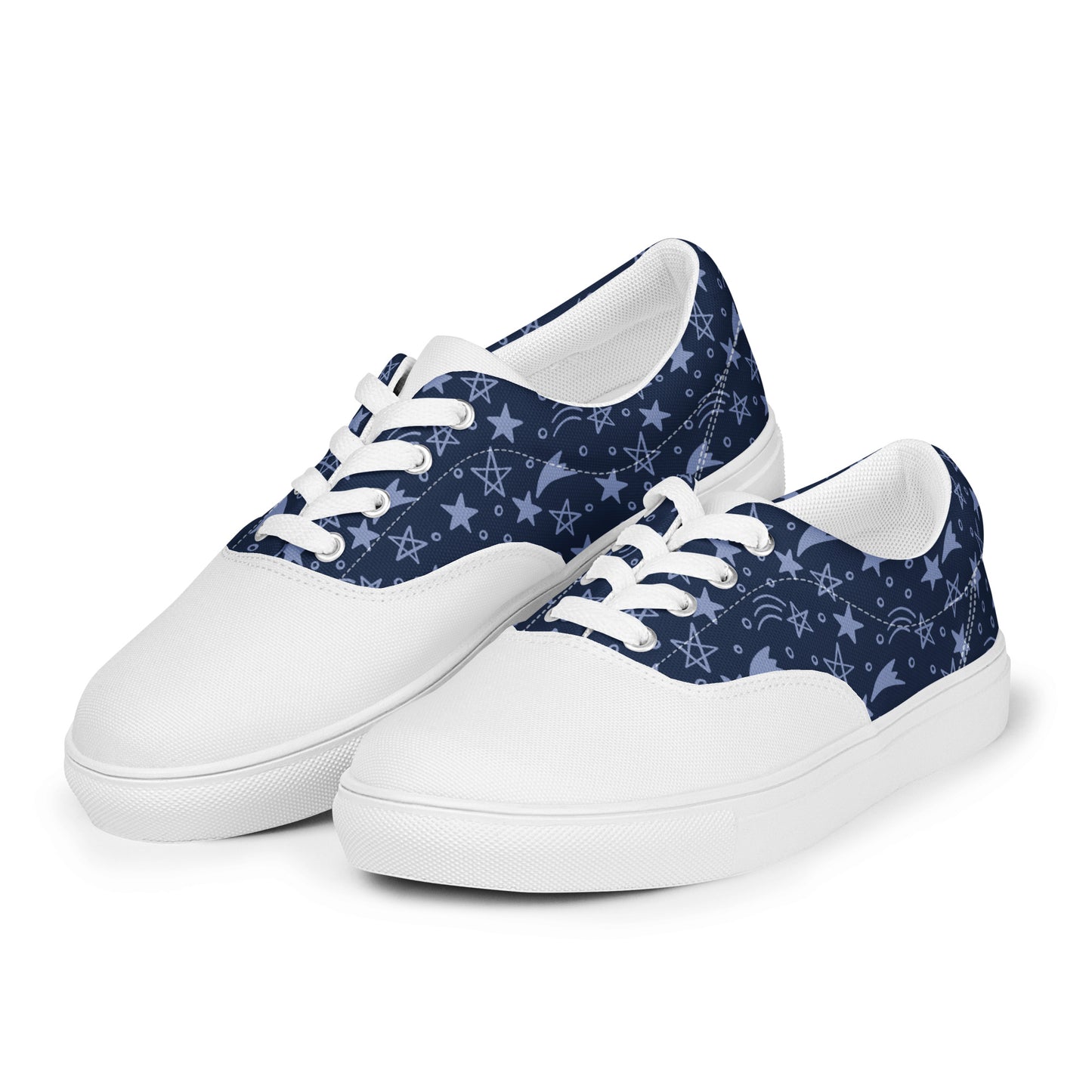 Durable Men's Lace-Up Canvas Sneakers - Casual & Trendy