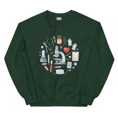 Unisex Science-Themed Sweatshirt – Fun & Comfortable Apparel for Science Lovers | Perfect for Men & Women