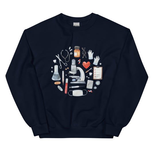 Unisex Science-Themed Sweatshirt – Fun & Comfortable Apparel for Science Lovers | Perfect for Men & Women