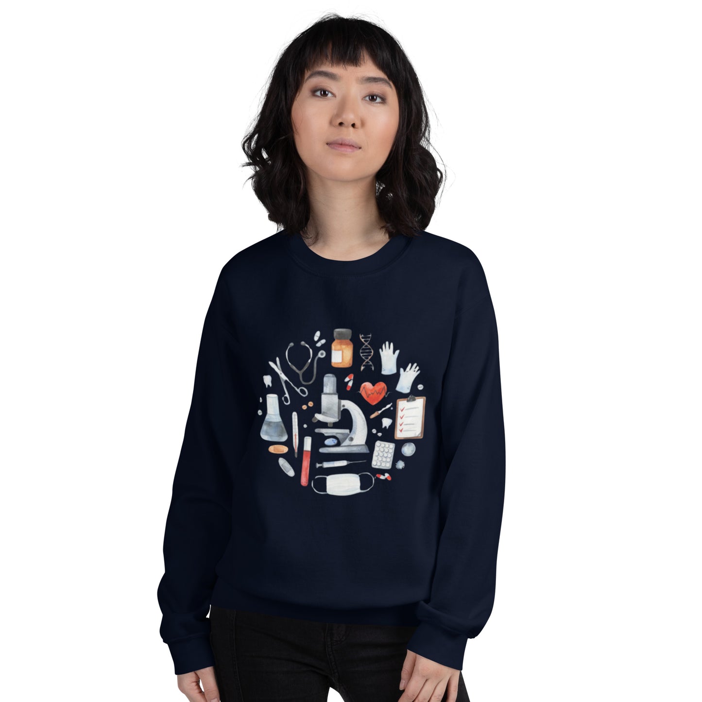 Unisex Science-Themed Sweatshirt – Fun & Comfortable Apparel for Science Lovers | Perfect for Men & Women