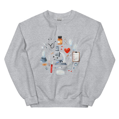 Unisex Science-Themed Sweatshirt – Fun & Comfortable Apparel for Science Lovers | Perfect for Men & Women