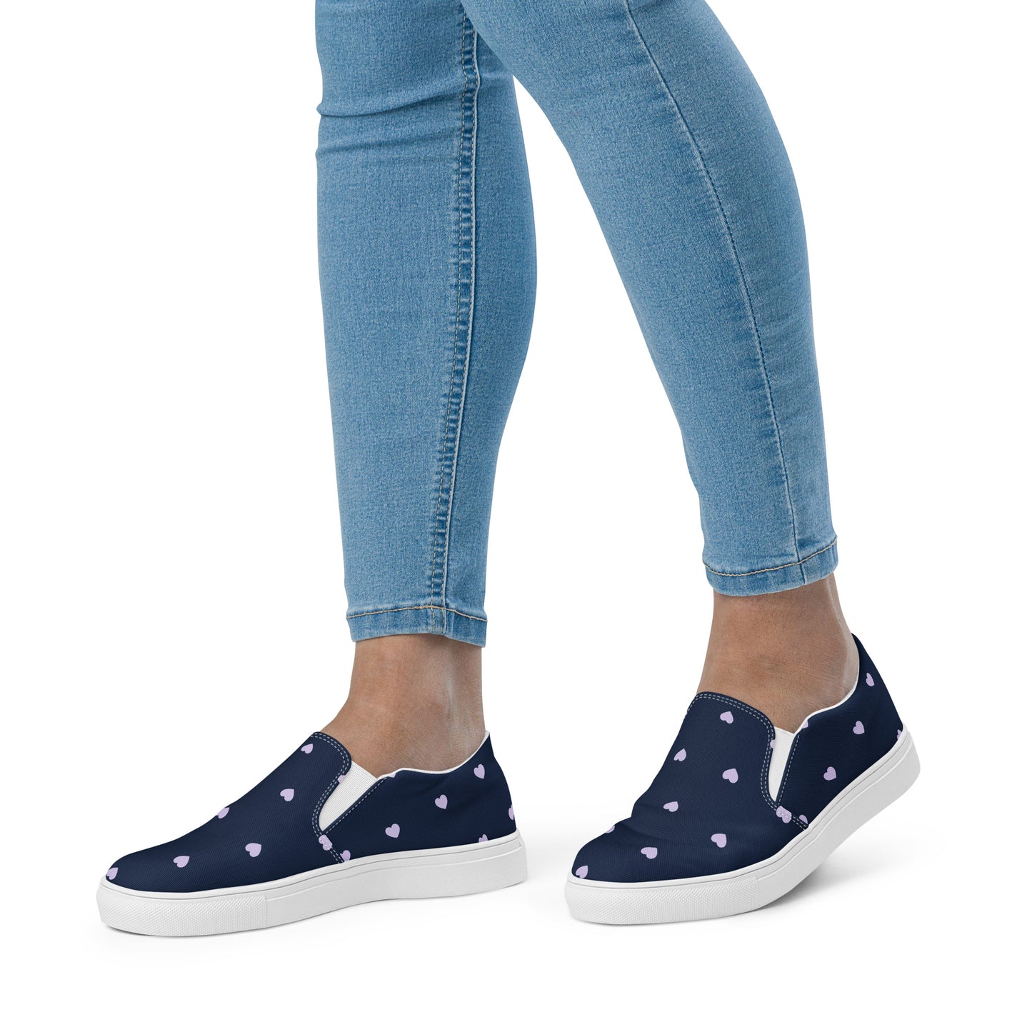 Women's Slip-On Canvas Sneakers - Perfect for Everyday Wear