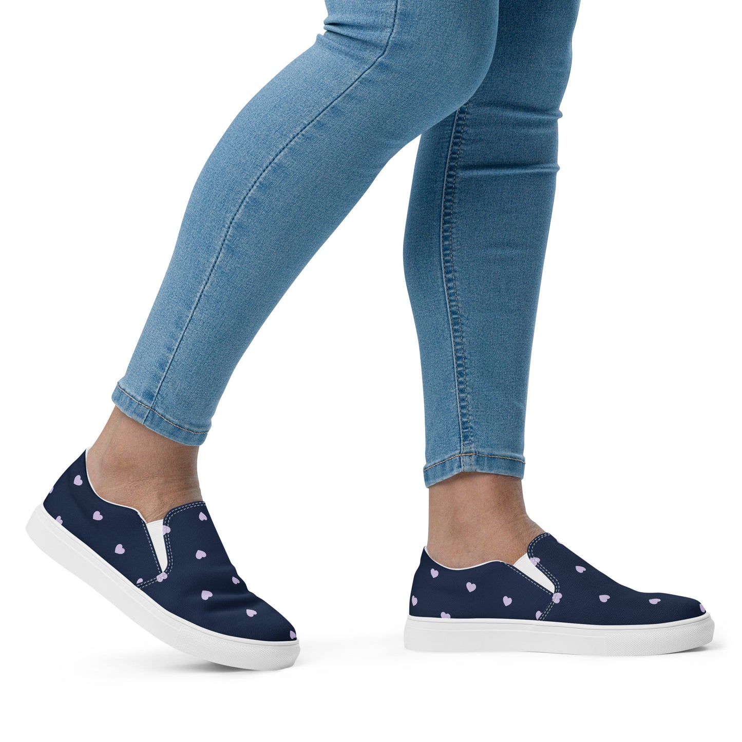 Women's Slip-On Canvas Sneakers - Perfect for Everyday Wear